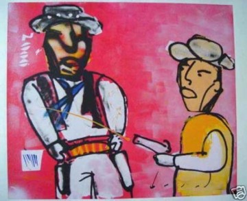 Herman Brood zeefdruk Billy The Kid 100x70 cm