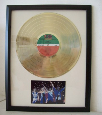 Gouden plaat ABBA LP - The Singles