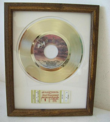 Gouden plaat - Bad Company - Feel makin love