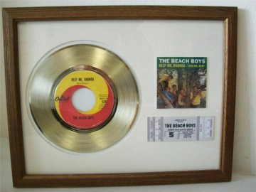 Gouden plaat Beach Boys Rhonda