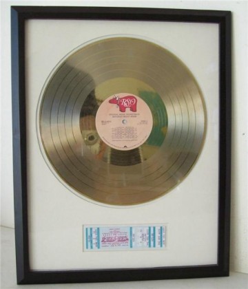 Gouden plaat Lp Bee Gees - Saturday night fever Movietrack