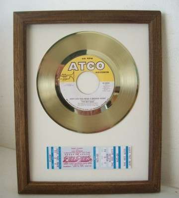 Gouden plaat Bee Gees - How you can mend a broken heart