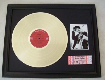 Gouden plaat Lp Bob Dylan - The times - they are a changin