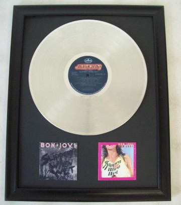 Platina plaat Bon Jovi - Slippery when wet