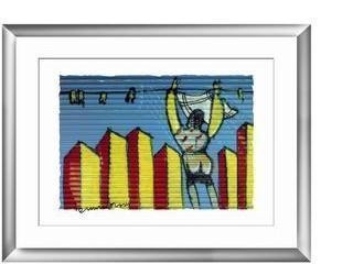 Herman Brood zeefdruk Wasvrouw 50x70 cm