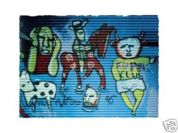 Herman Brood zeefdruk Paard