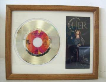 Gouden plaat Cher - The way of love