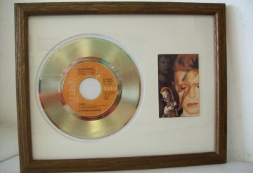 Gouden plaat David Bowie - Fame