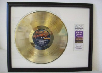 Gouden plaat Lp Elton John - Captain Fantastic & the brown dirt cowboy