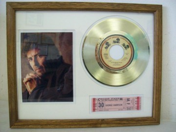 Gouden plaat George Harrison - Got my mind set on you