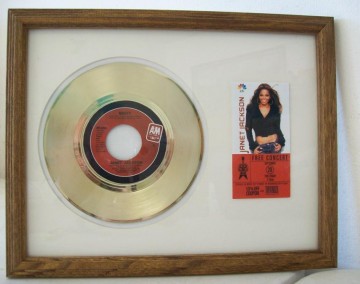 Gouden plaat Janet Jackson - Nasty