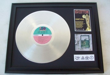 Platina plaat Led Zeppelin ZoSO