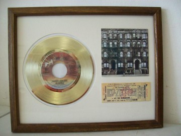 Gouden plaat Led Zeppelin - Trampled under foot