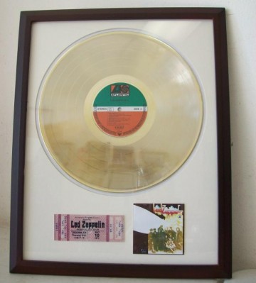 Gouden plaat LP Led Zeppelin - Led Zeppelin