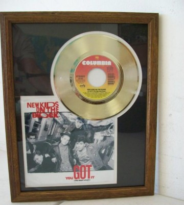 Gouden plaat New kids on the block - You got it