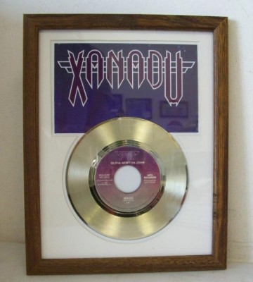 Gouden plaat Olivia Newton John - Xanadu