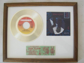 Gouden plaat Pink Floyd - Learning to fly