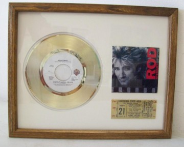 Gouden plaat Rod Stewart - Some guys have all the luck