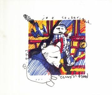 Herman Brood litho Joe Cocker