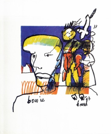 Herman Brood litho David Bowie