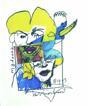 Herman Brood litho Madonna