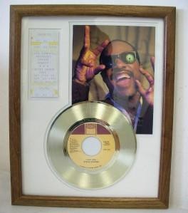Gouden plaat Stevie Wonder That Girl