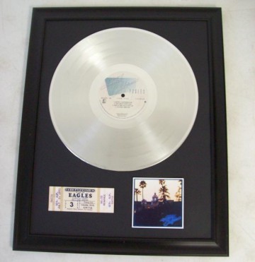 Platina plaat The Eagles - Hotel California