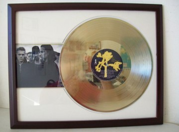 Gouden Lp U2 - The Joshua tree