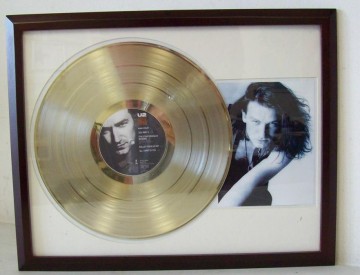 Gouden plaat LP U2 - Rattle & Hum