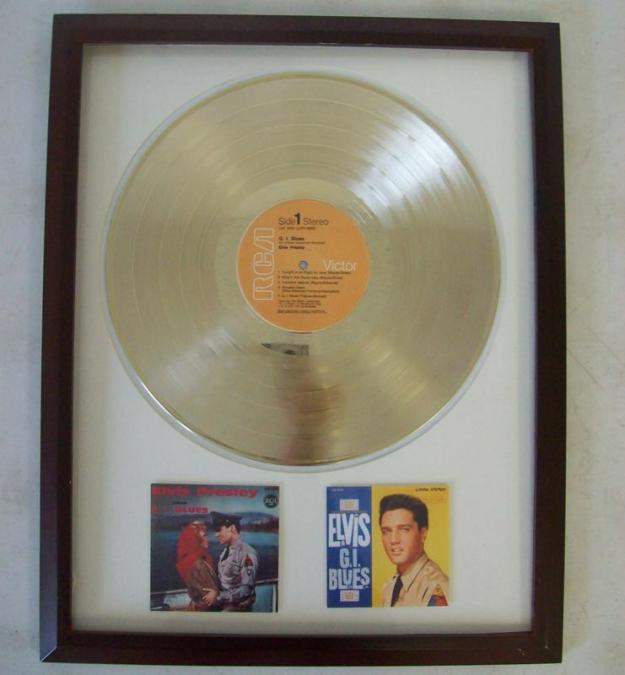 Gouden Lp Elvis Gi Joe