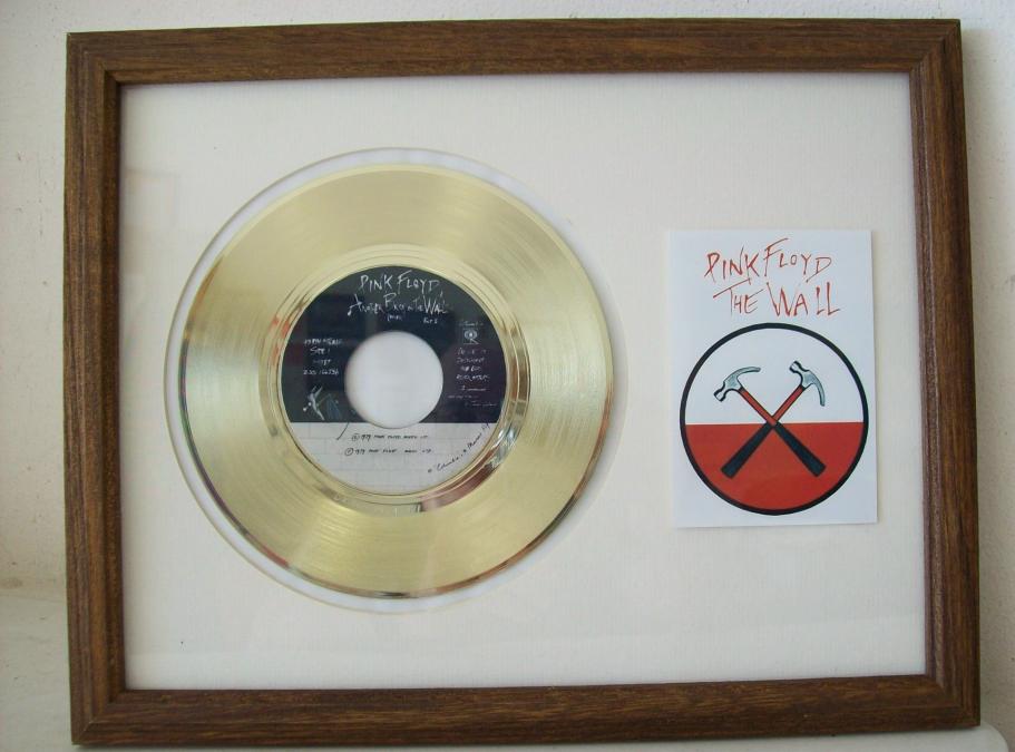 Gouden plaat Pink Floyd - The Wall