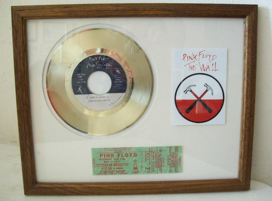 Gouden plaat Pink Floyd The Wall