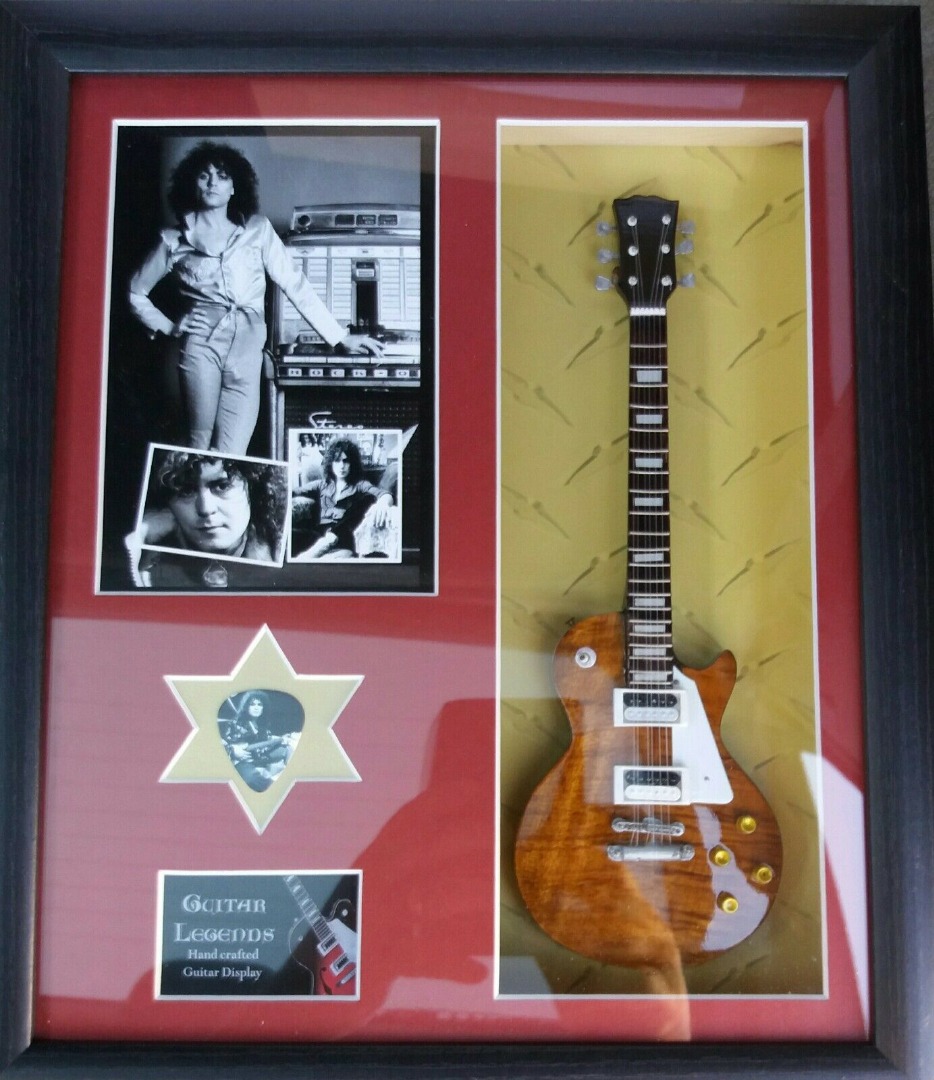 Marc Bolan T Rex miniatuur gitaar