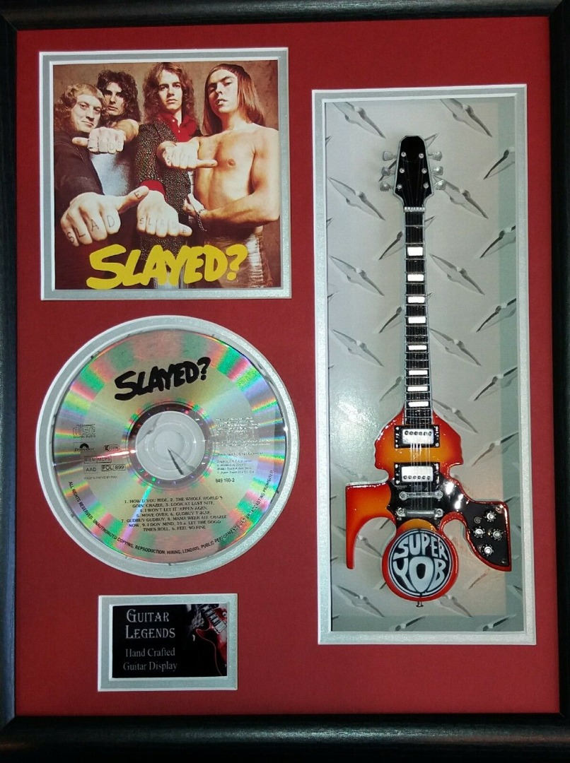 Slade miniatuur gitaar en CD