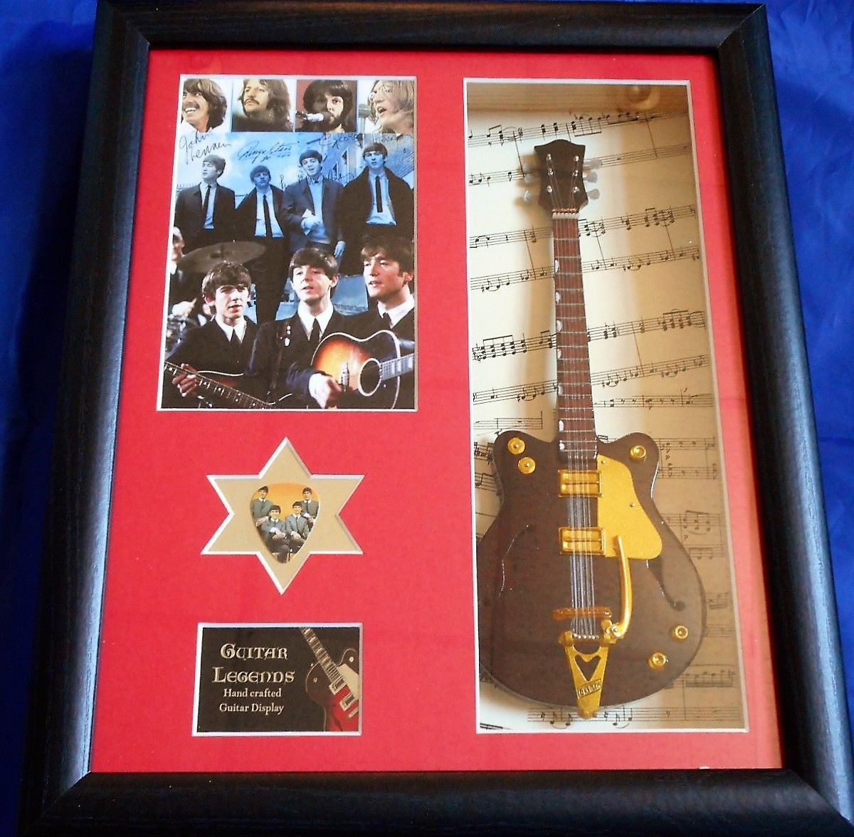 The Beatles miniatuur gitaar